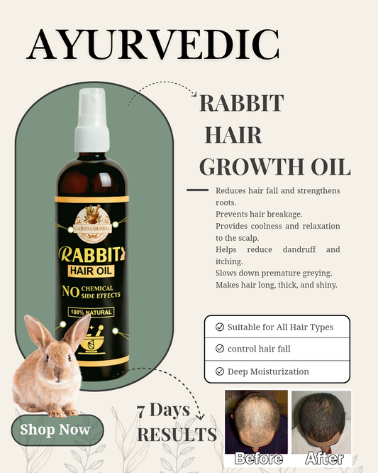 Rabit Herbal Hair Oil - 100% Effective! 250 ml