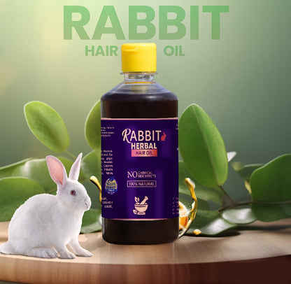 Rabbit Herbal Hair Oil – 100% Natural Hair Growth Oil